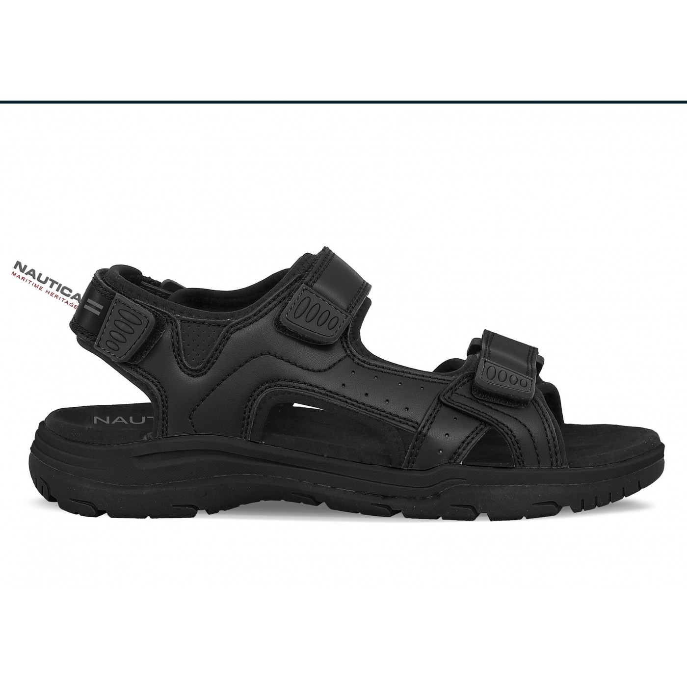 Sandalias Nautica Buneci Negro Black NTM619F36-BLK Chanclas NAUTICA Footwear