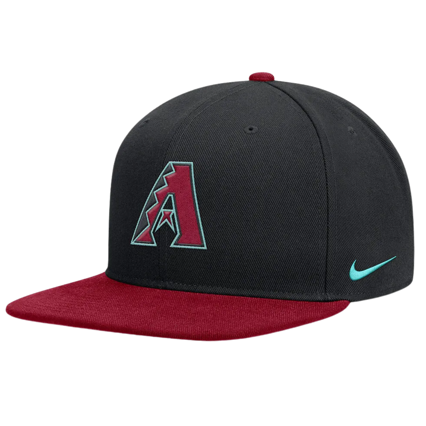 Gorra Nike Dri-Fit Pro Structured Square Bill Cap Black Crimson Arizona Diamondbacks NB09-090N-DQS-8KY Gorras NIKE