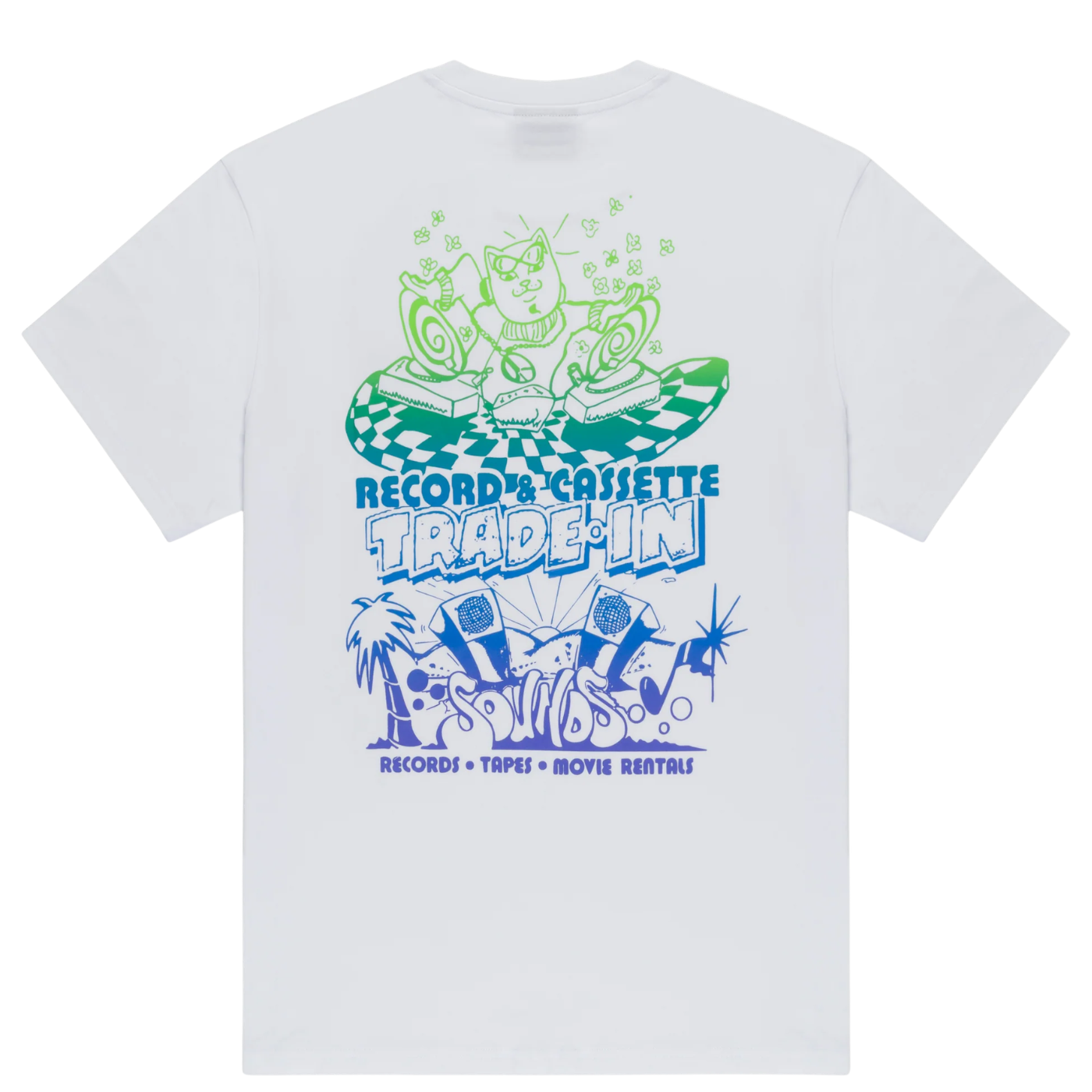 Camiseta RipNDip Sounds White Tee TSRIPSOU Magliette RipNDip