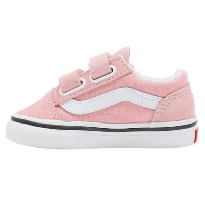 Zapatillas niña Vans Old Skool V velcro chalk pink VN0A344KQ7K Calzado niño Vans