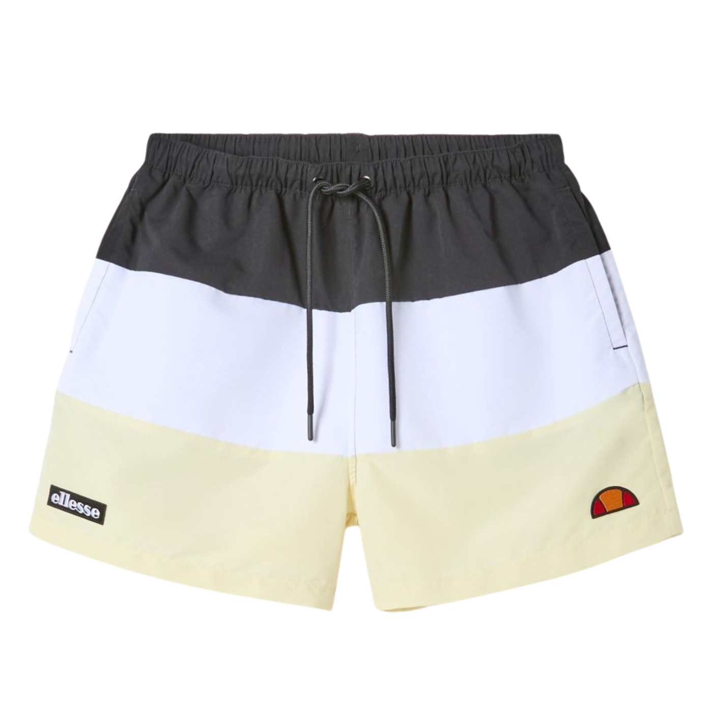 Bañador Ellesse Cielo Swim Shorts Black-White-Light Yellow SHR04797-MULTI Bañadores Ellesse
