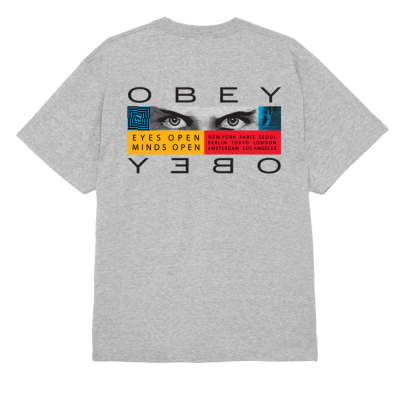 Camiseta Obey eyes open...