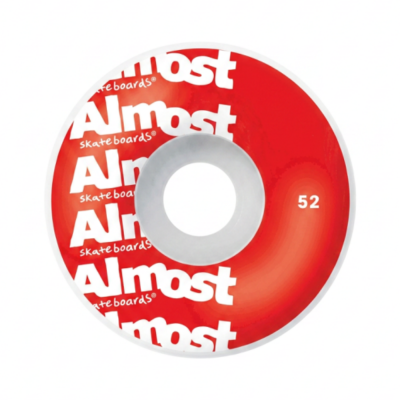 Ruedas Almost 52mm 99A Red ALMOST-WHL-52MM-RED Ruedas Almost