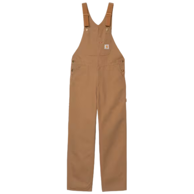 Peto Carhartt Bib Overall Hamilton Brown rinsed I026462.HZ02 Overalls and jumpsuits Carhartt WIP