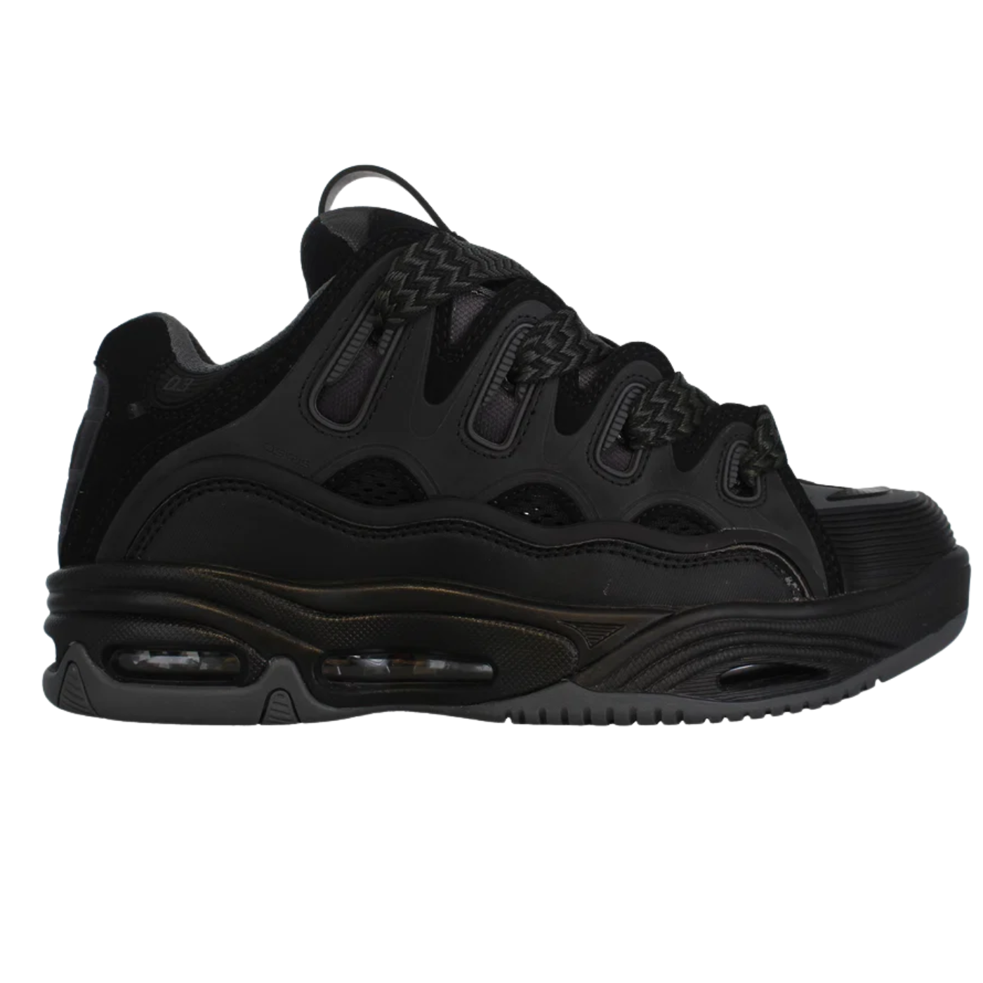 Zapatillas anchas Chunky OSIRIS Shoes D3 2001 Black-Charcoal-Zigzag 1141-2991 Zapatillas Osiris Shoes