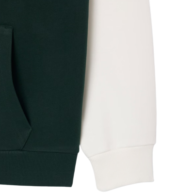 Sudadera Lacoste Zipped Colorblock Hoodie Flour-Sinople SH2749-0LP Sudaderas Lacoste