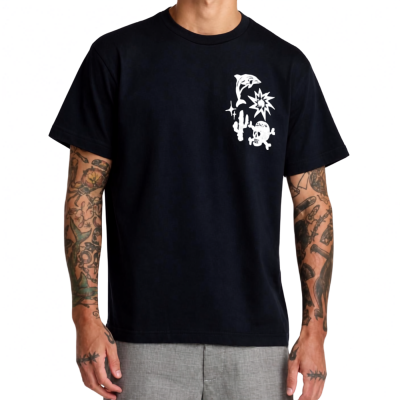 Camiseta RVCA Hard Way Ss...