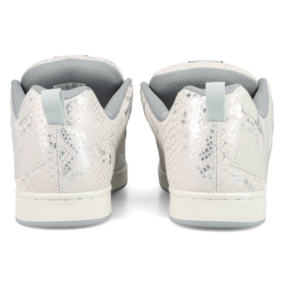 Zapatillas DC Shoes Court Graffik Lily White-Grey-Metallic Silver 300678-026 Zapatillas DC SHOES