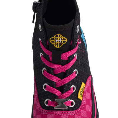Zapatillas de niño Vans Authentic Hi 2.0 Zip Kpop Demon Hunters Mira Black VN000XUHBLK1 Calzado niño Vans