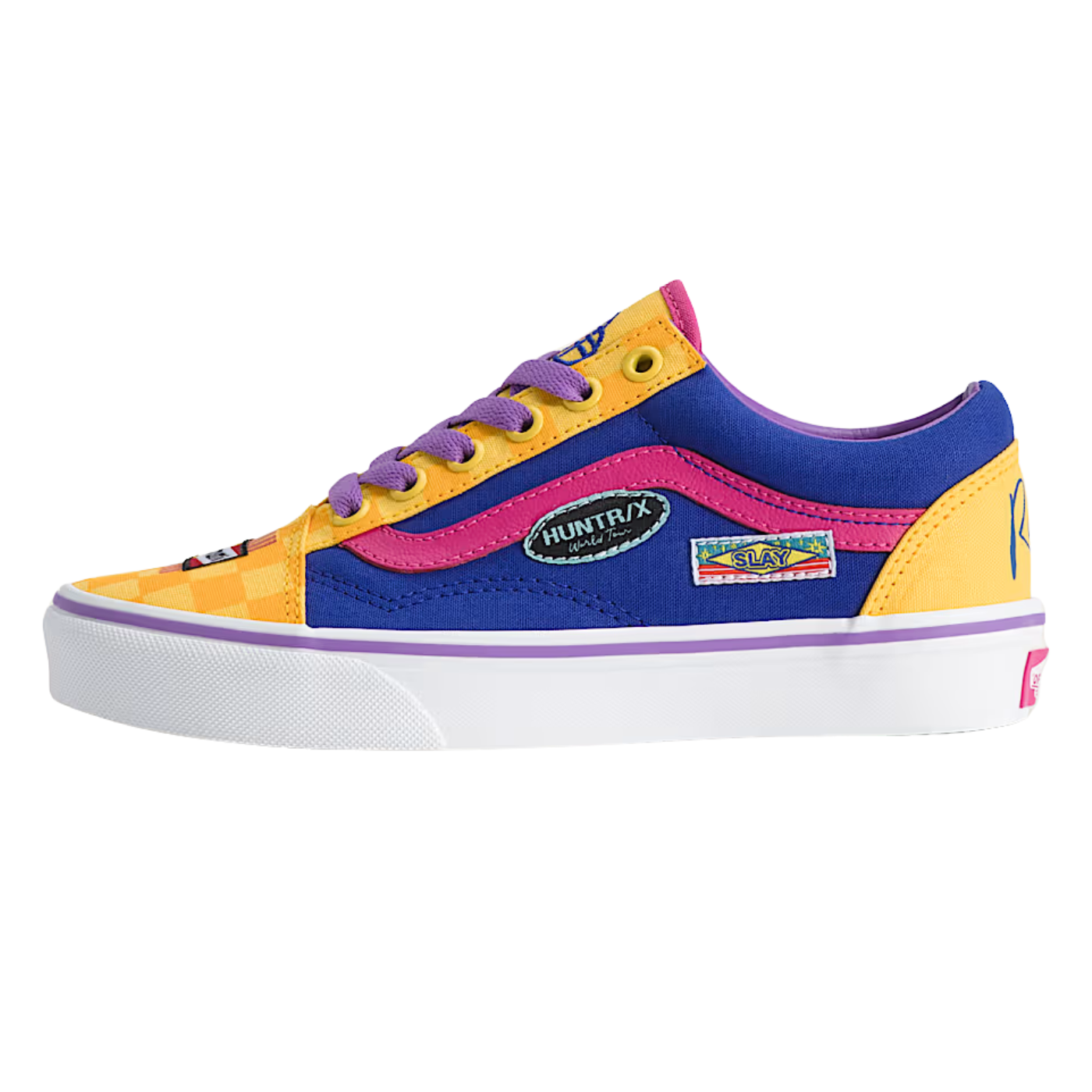 Zapatillas de niño Vans Old Skool Kpop Demon Hunters Rumi Yellow VN000ECUYLW1 Zapatillas Vans