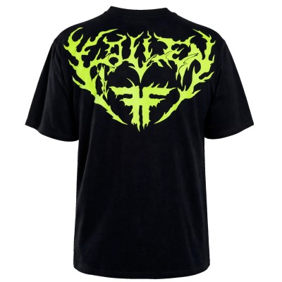 Camiseta Fallen Iron Tee Black - Lime FMY1RE05 Tshirts Fallen
