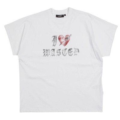 Camiseta Wasted Paris I Love Wasted Sleaze T-Shirt White WASTED-I-LOVE-WHT T-Shirts Wasted Paris