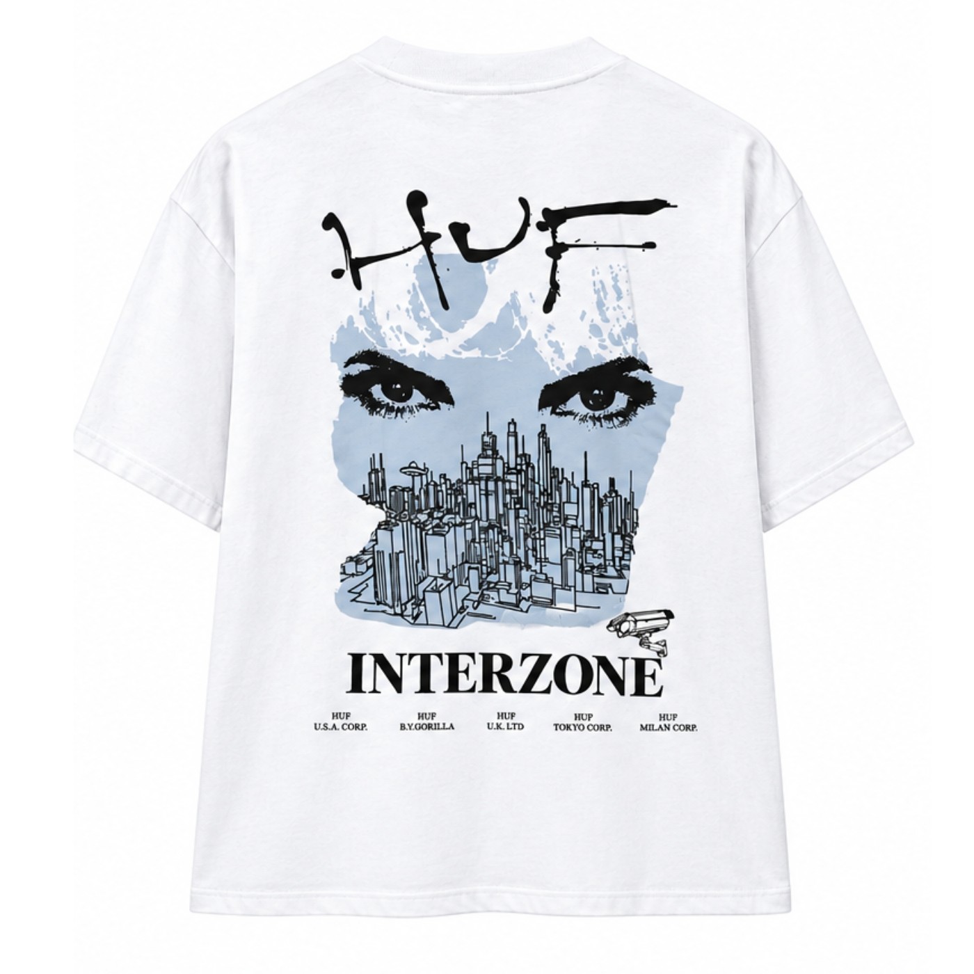 Camiseta HUF Interzone Ss Tee White TS02784-WHITE Tshirts HUF