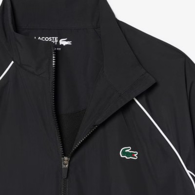 Chaqueta chandal Lacoste Sport Jacket Black-White BH6592-258 Chaquetas Lacoste