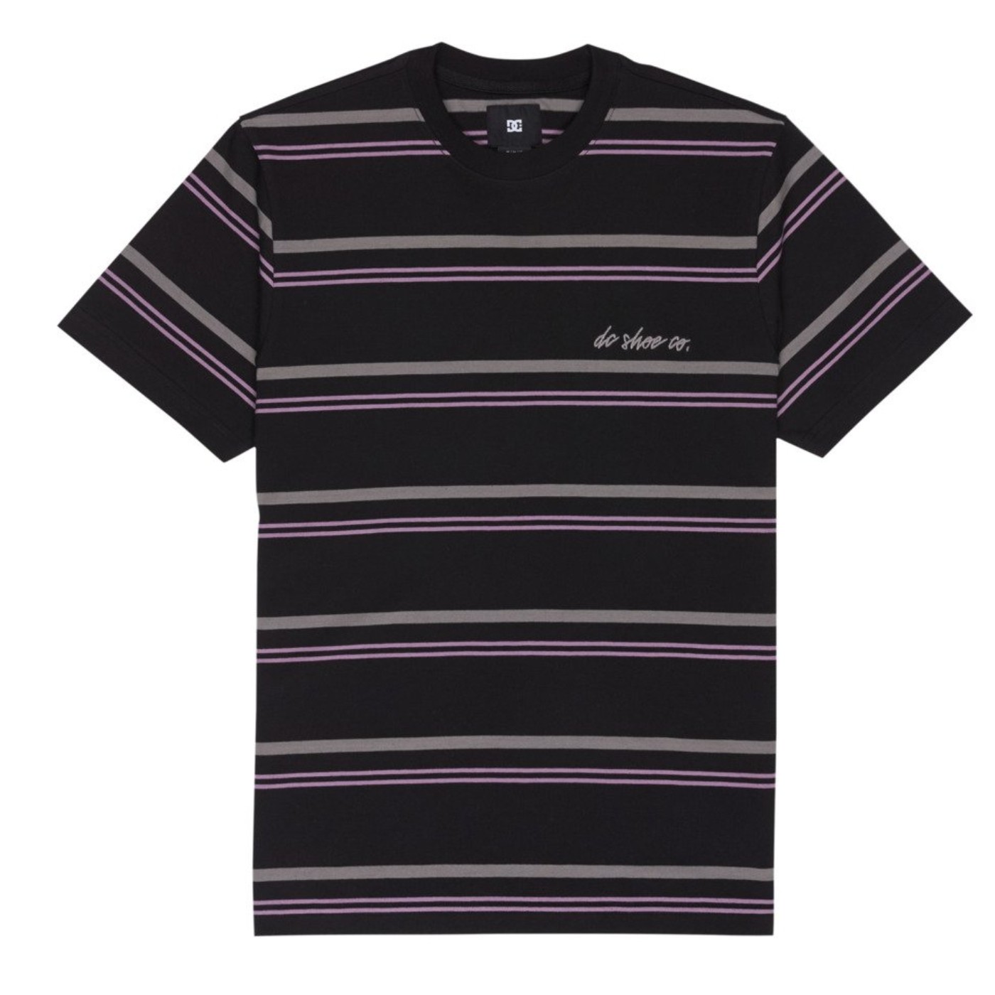 Camiseta DC Shoes Sheriff Stripe Ss Black EDYKT03561-KVJ0 Camisetas DC SHOES
