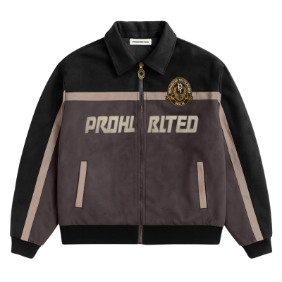 Chaqueta de ante Prohibited Old Era Suede Jacket Brown 207 0183-477 Chaquetas PROHIBITED