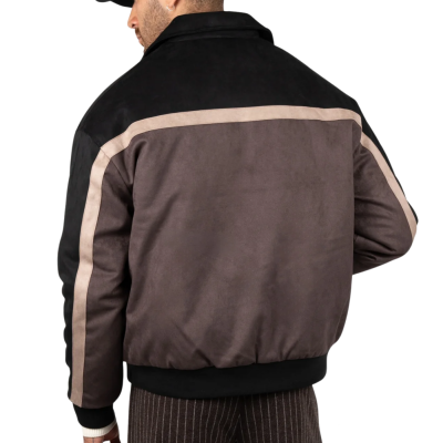 Chaqueta de ante Prohibited Old Era Suede Jacket Brown 207 0183-477 Chaquetas PROHIBITED
