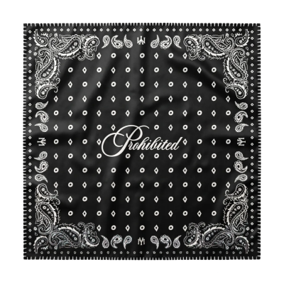 Pañuelo Bandana Prohibited Scarf Black 404 0191-374 Accesorios PROHIBITED