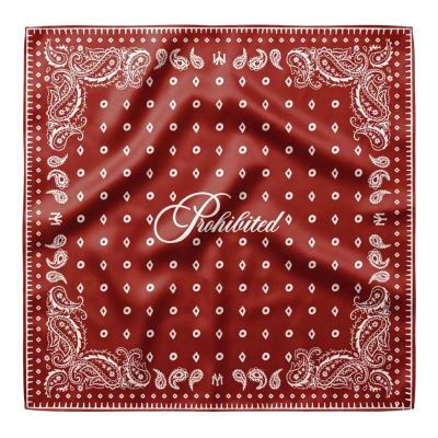 Bufanda Prohibited Scarf Red