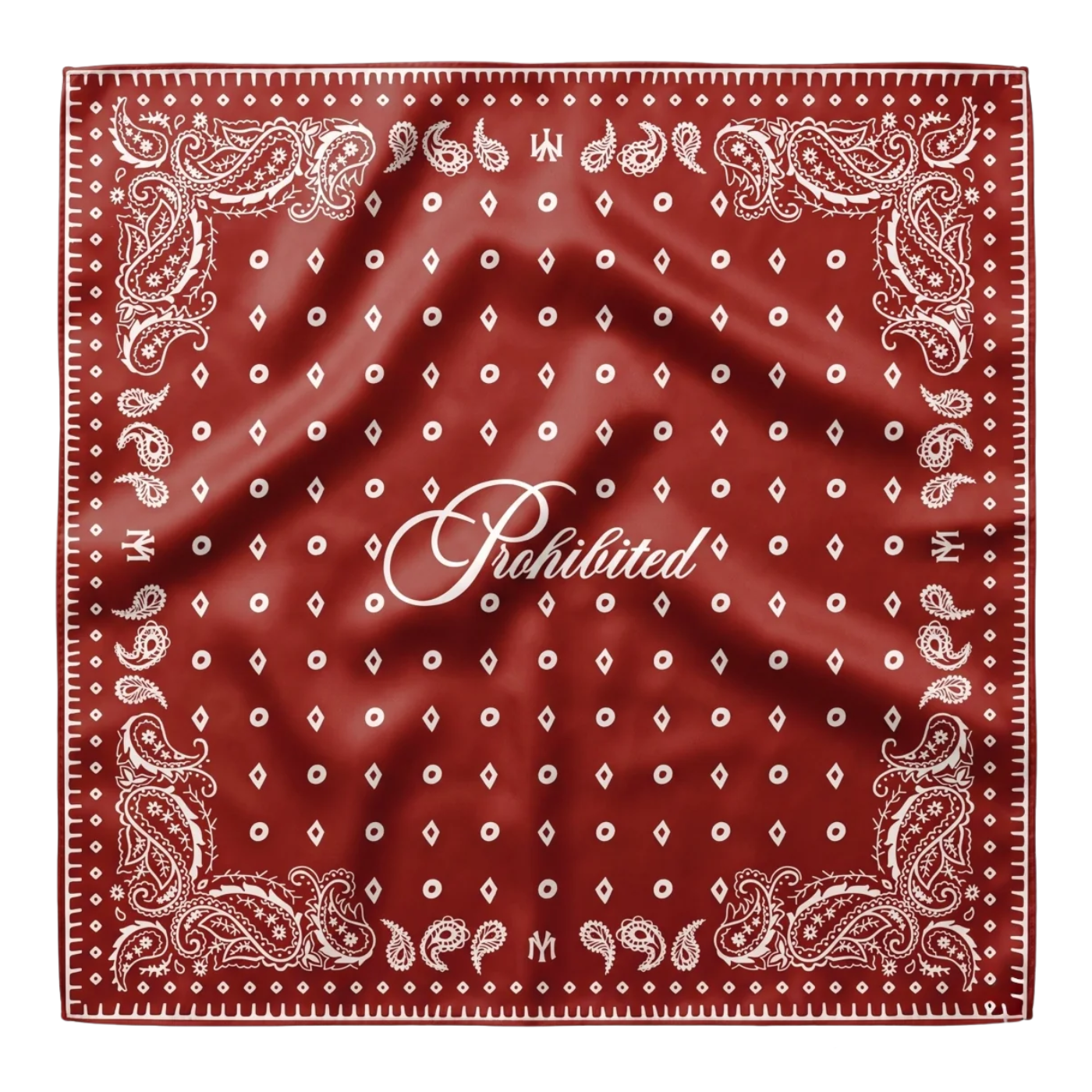 Bufanda Prohibited Scarf Red 404 0191-376 Accessoires PROHIBITED