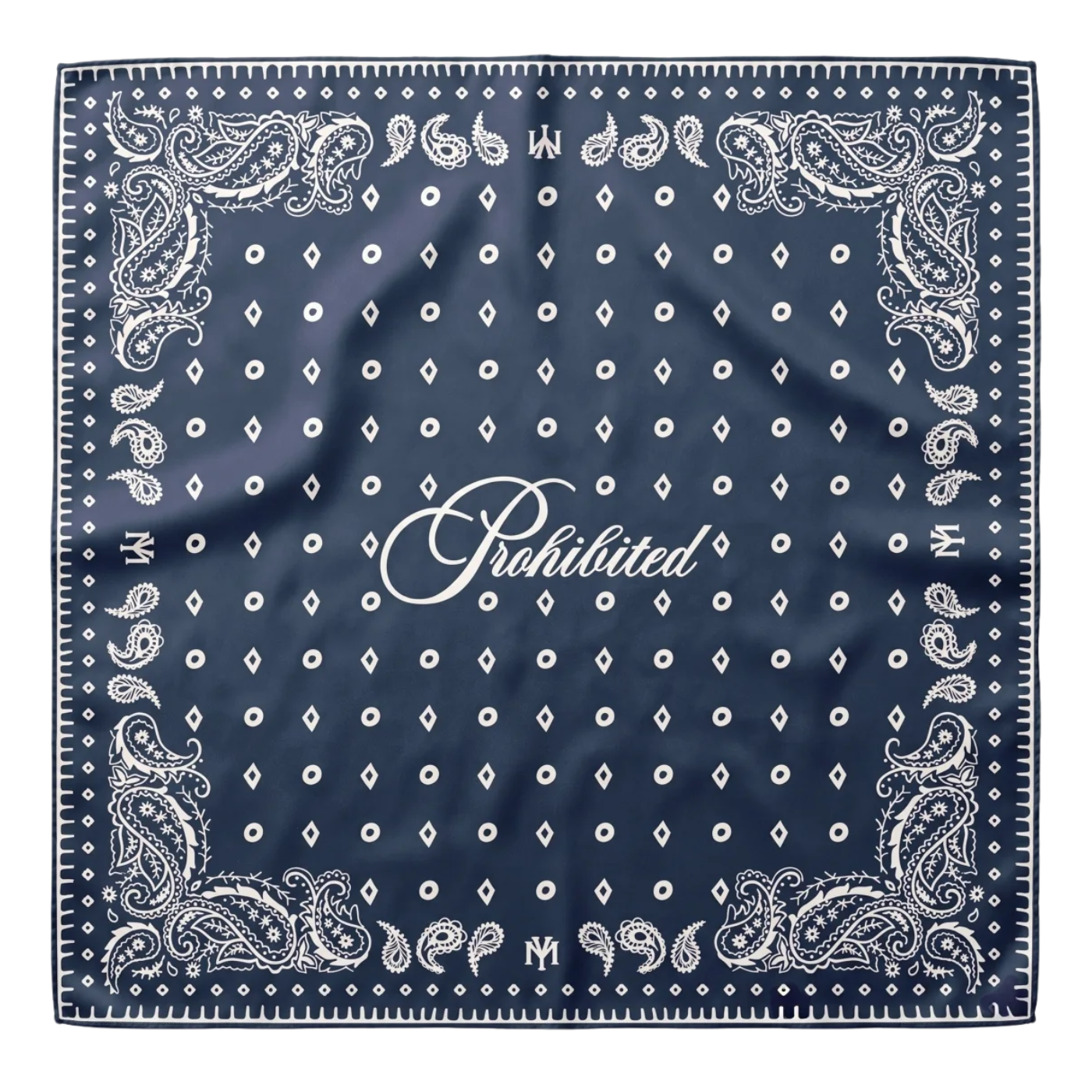 Pañuelo Bandana Prohibited Scarf Navy 404 0191-378 Accesorios PROHIBITED