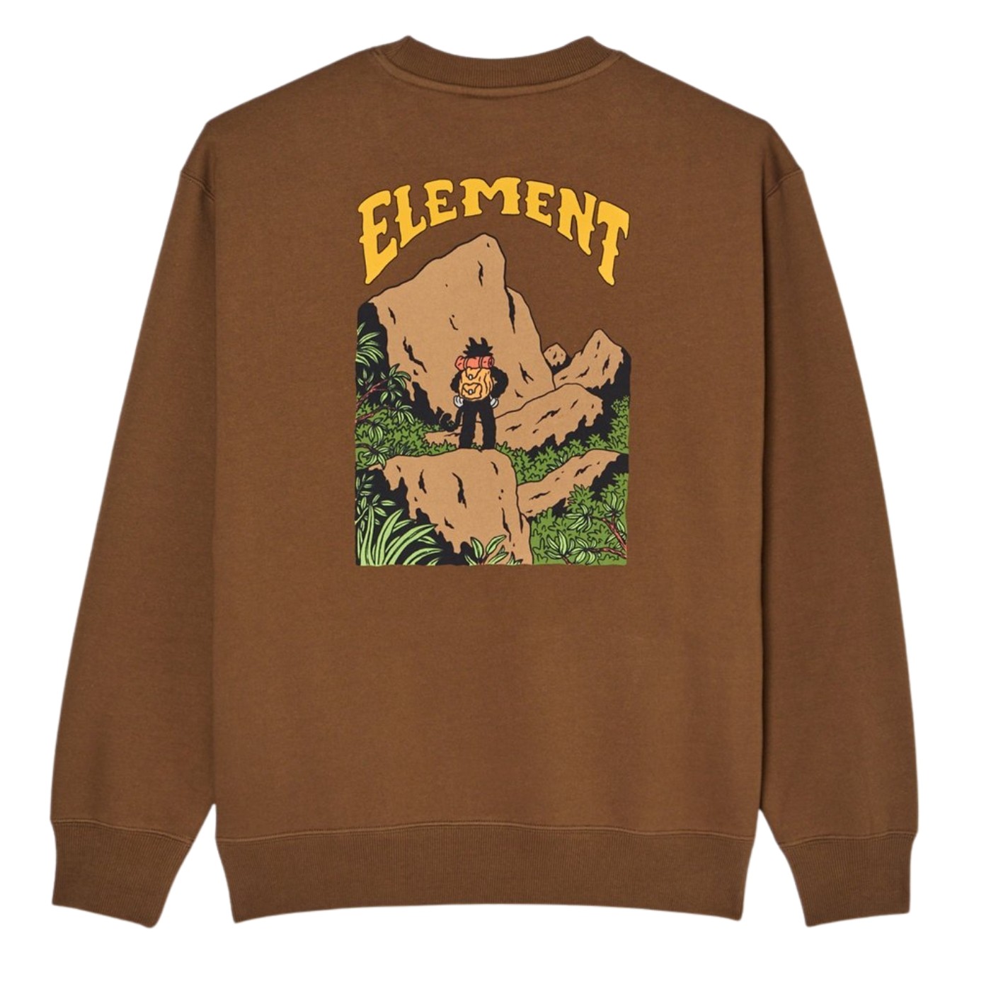 Sudadera cuello redondo Element Summit Cr Sepia ELYSF00378-CQK0 Sudaderas Element