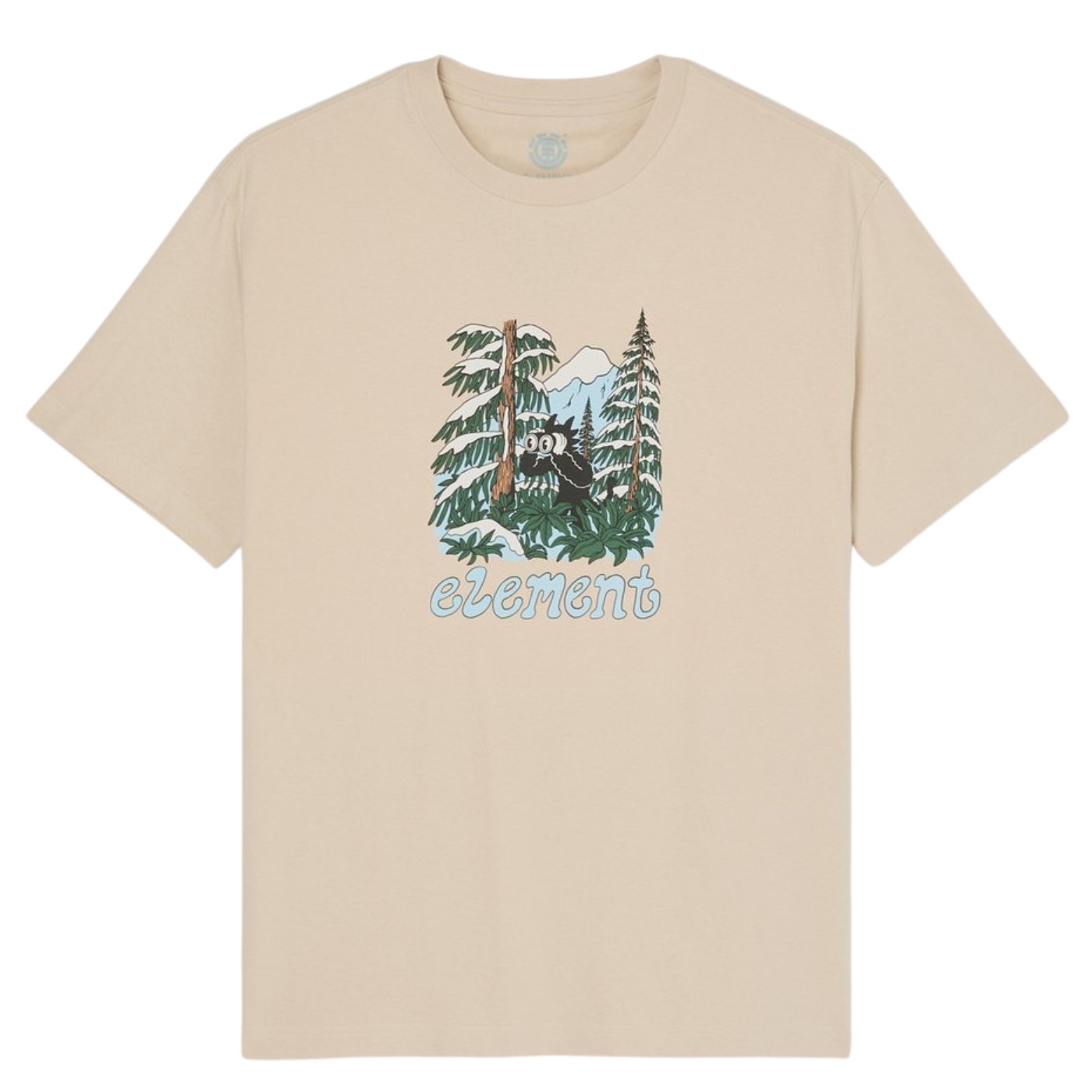 Camiseta Element Watching Ss Oat Milk ELYZT00705-TEG0 Camisetas Element