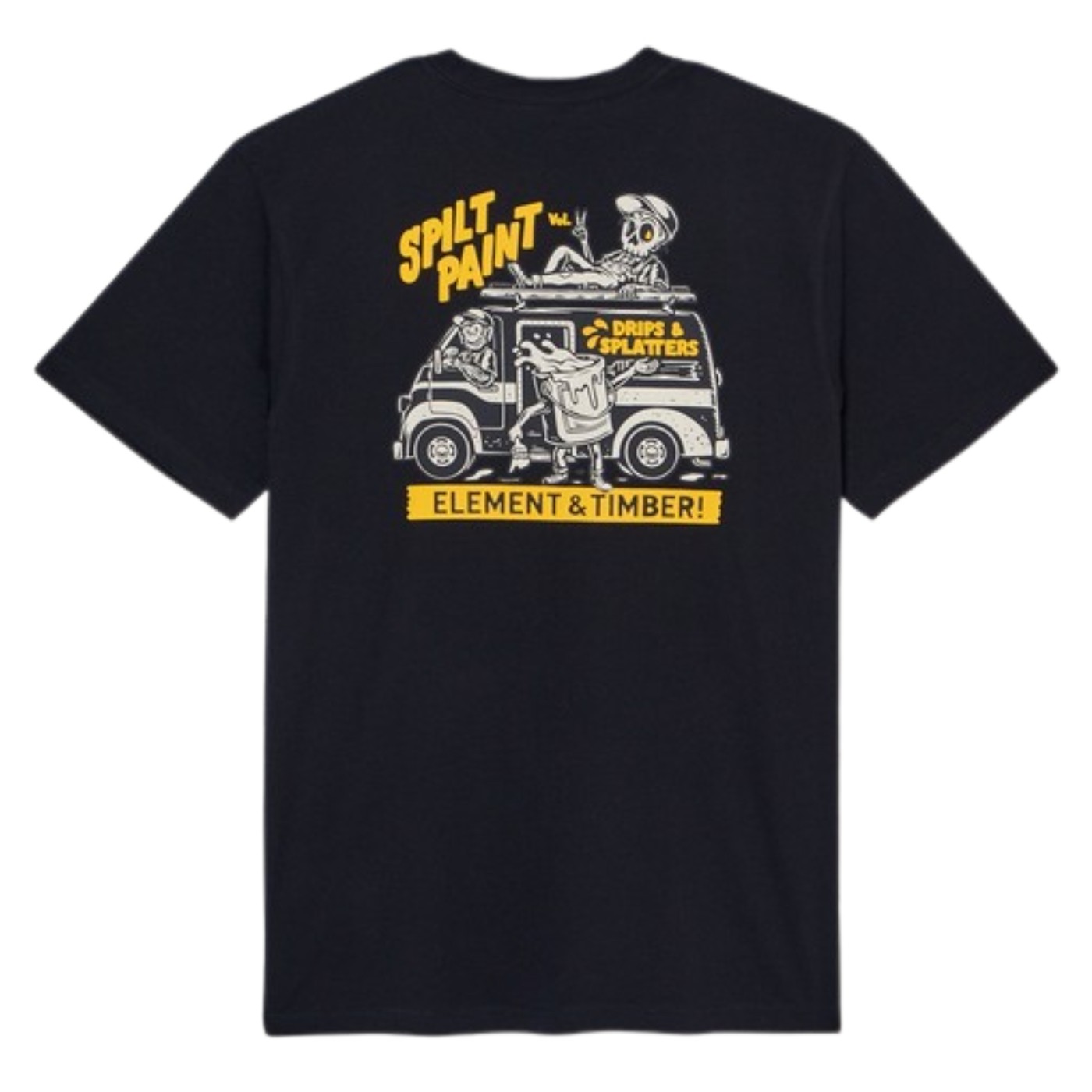 Camiseta Element Timber Van Ss Flint Black ELYZT00712-FBK T-shirts Element