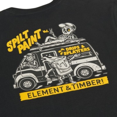 Camiseta Element Timber Van Ss Flint Black ELYZT00712-FBK T-shirts Element
