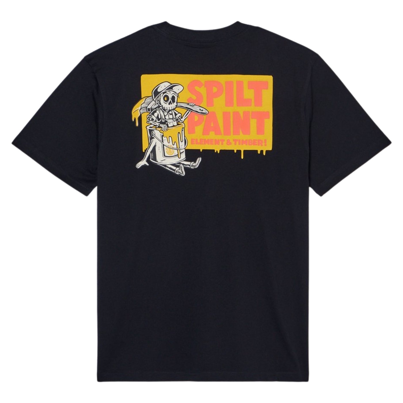 Camiseta Element Timber Canned Ss Flint Black ELYZT00711-FBK Tshirts Element