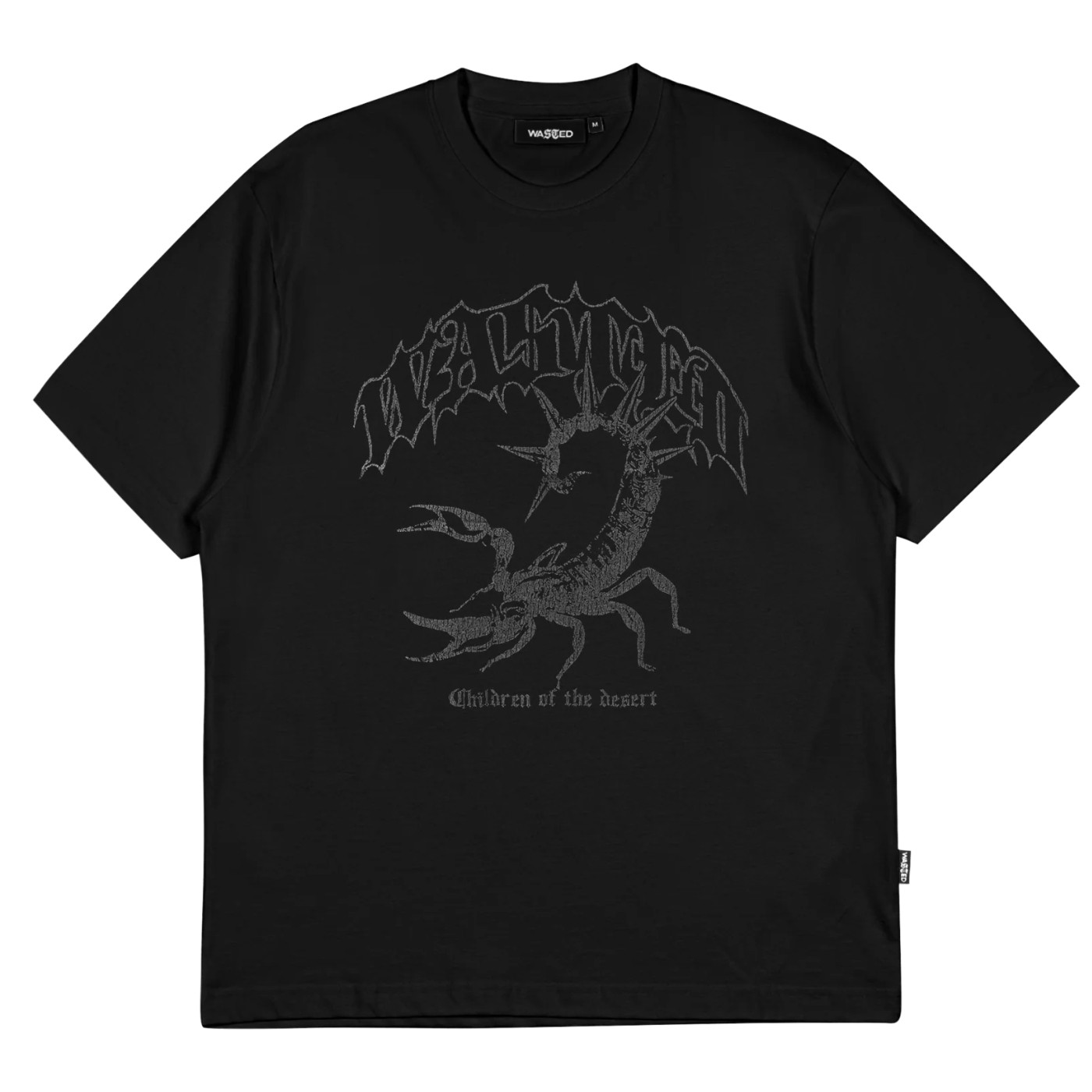 Wasted Paris Scorpio T-shirt Black WASTED-SCORPIO-T-SHIRT-BLK Magliette Wasted Paris
