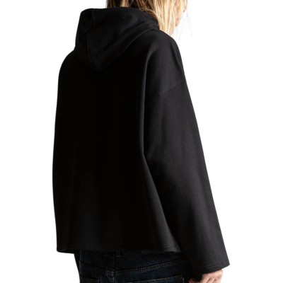 Wasted Paris World Sucks Straight Zip Hoodie Black WASTED-WORLD-SUCKS-BLK Sudaderas Wasted Paris