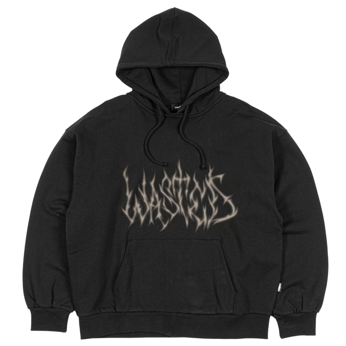 Sudadera Wasted Paris Chainsaw Boxy Hoodie Black WASTED-CHAINSAW-BOXY-BLK Sudaderas Wasted Paris