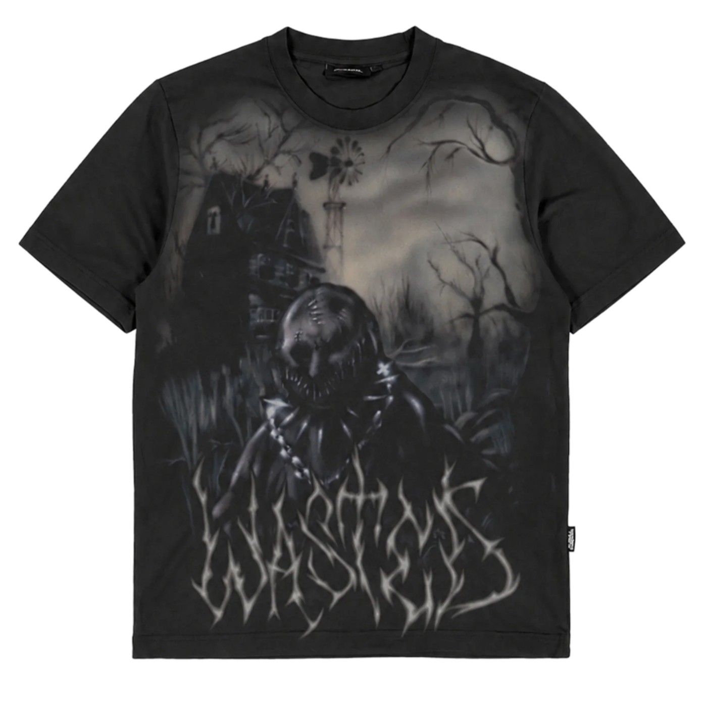 Camiseta Wasted Paris Chainsaw Boxy T-shirt Faded Black WASTED-CHAINSAW-BOXY-FBK Camisetas Wasted Paris