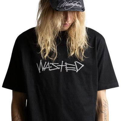 Wasted Paris Rust T-shirt Black WASTED-RUST-T-SHIRT-BLK T-Shirts Wasted Paris