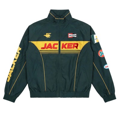 Chaqueta Jacker Racing Jacket Green ULC-003 Cortavientos Jacker