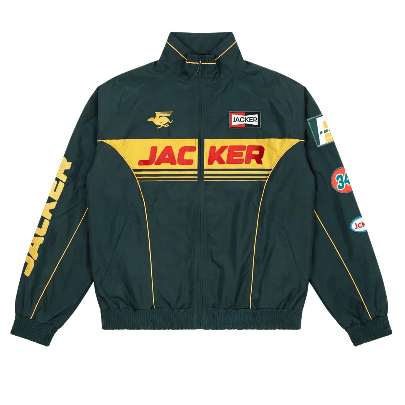 Chaqueta Jacker Racing Jacket Green ULC-003 Cortavientos Jacker