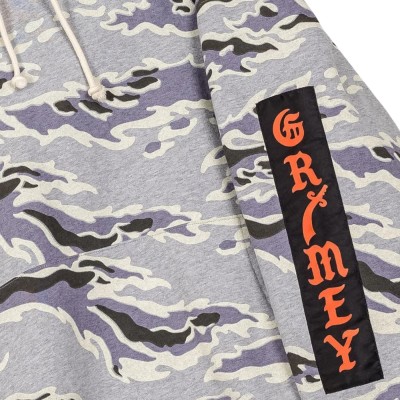 Sudadera con capucha Grimey Odd Cutlass Camo Regular Hoodie Grey Camo GCH666-GCMO Sudaderas Grimey