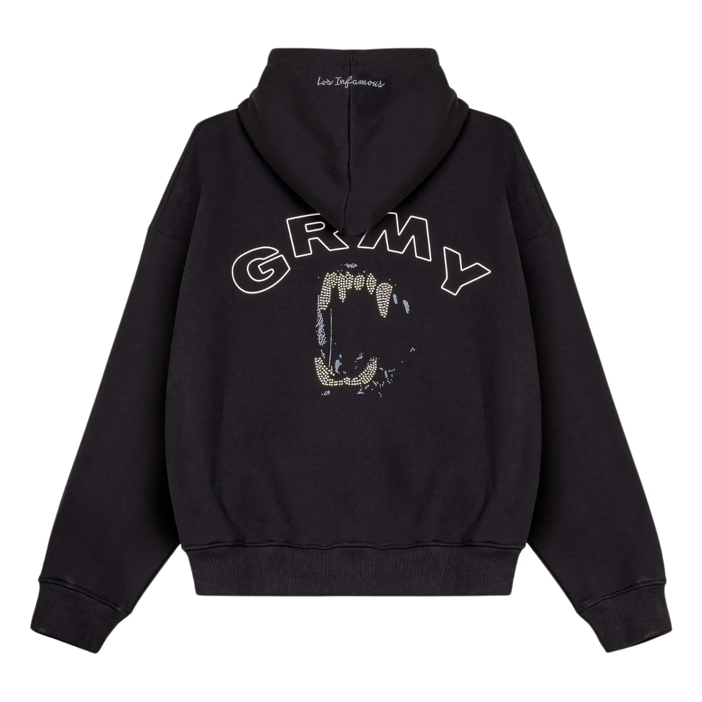 Sudadera con capucha y cremallera Grimey Wild One Zipper Hoodie Black GZH663-BLK Sudaderas Grimey
