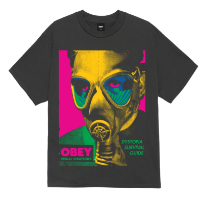Camiseta Obey Gas Mask...