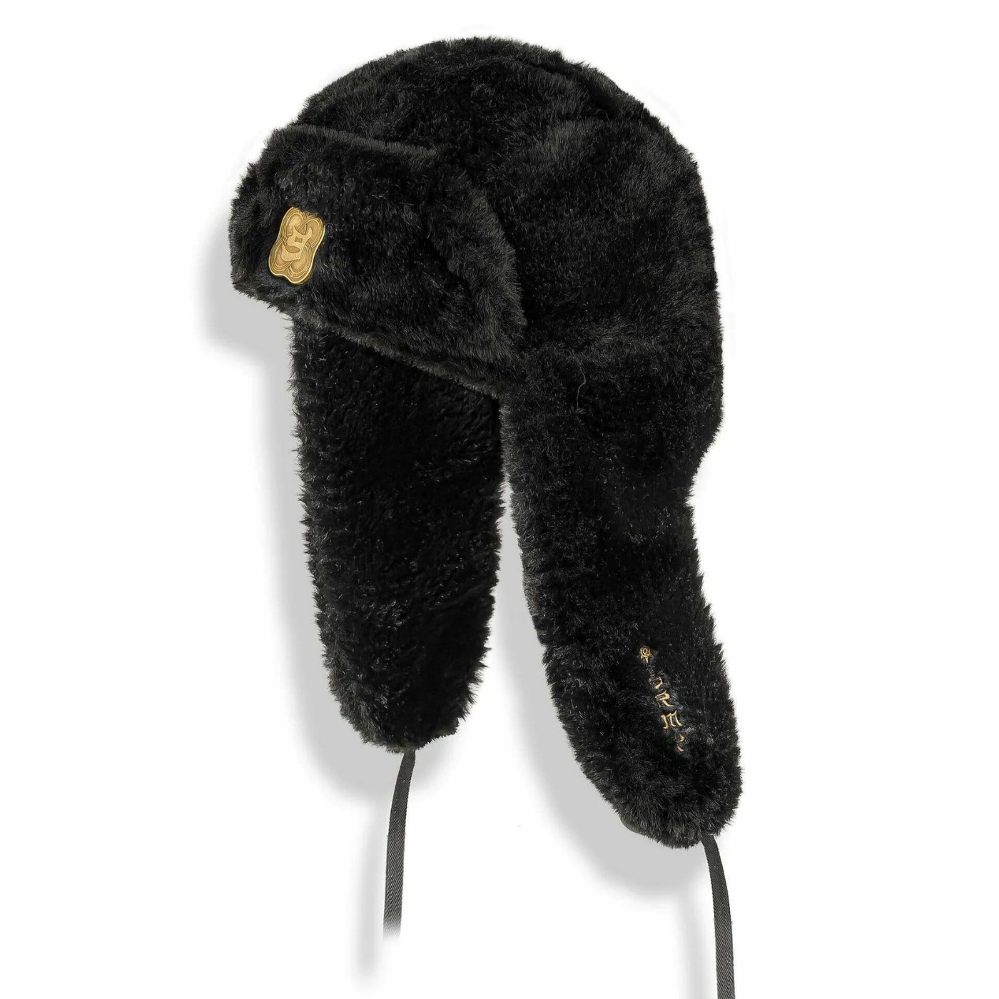 Gorro aviador de pelo Grimey Hans Island Fur Aviator Hat Black GFBH472-BLK Gorros Grimey