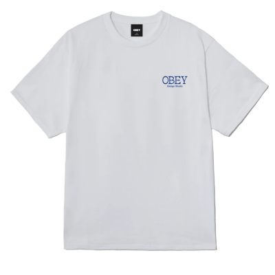 Camiseta Obey Lucky Cat White