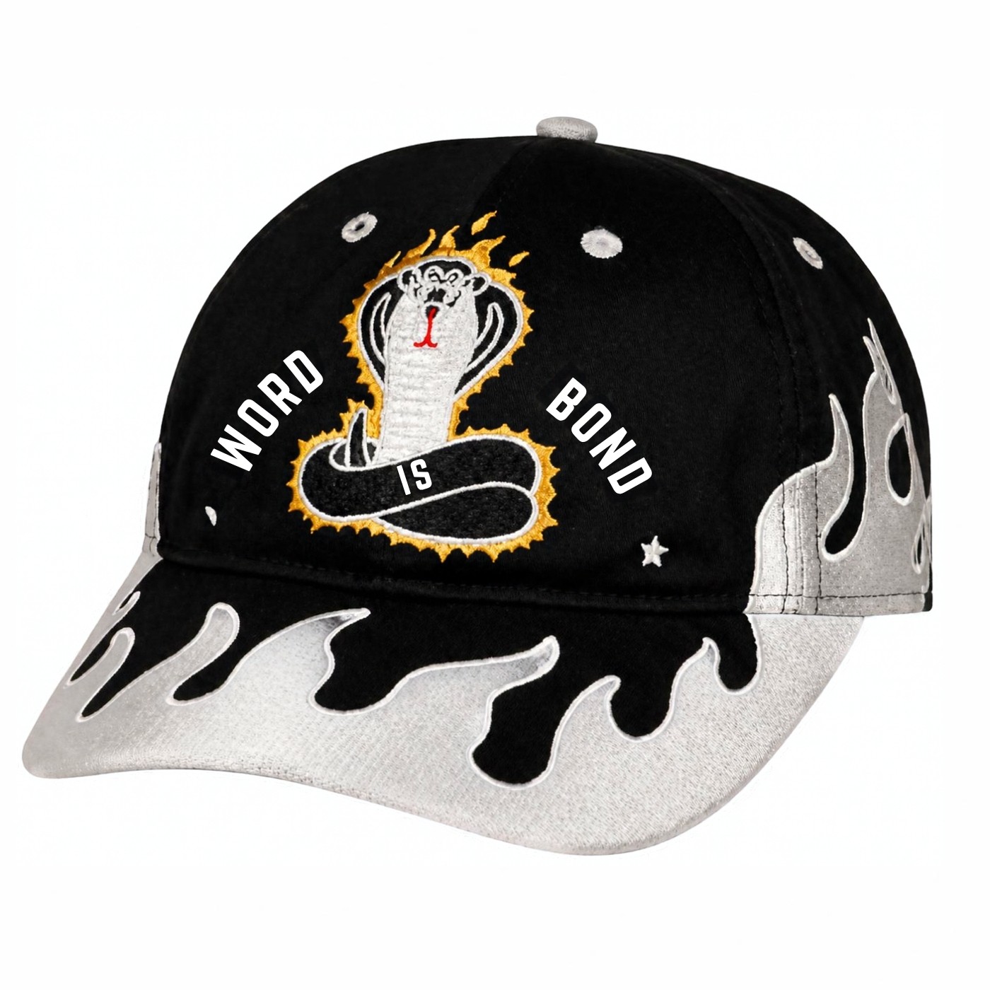 Gorra visera curva strapback Grimey Sho Nuff Curved Visor Cap Strapback Black GRCV468-BLK Gorras Grimey