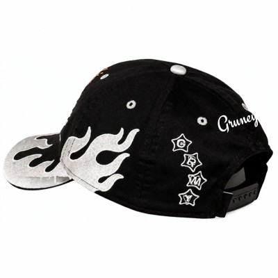 Gorra visera curva strapback Grimey Sho Nuff Curved Visor Cap Strapback Black GRCV468-BLK Gorras Grimey