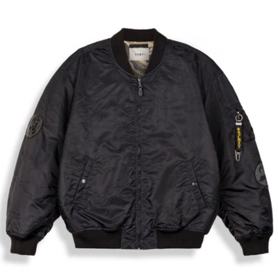 Chaqueta bomber Grimey Odd Cutlass Bomber Jacket Black GBJ209-BLK Chaquetas Grimey