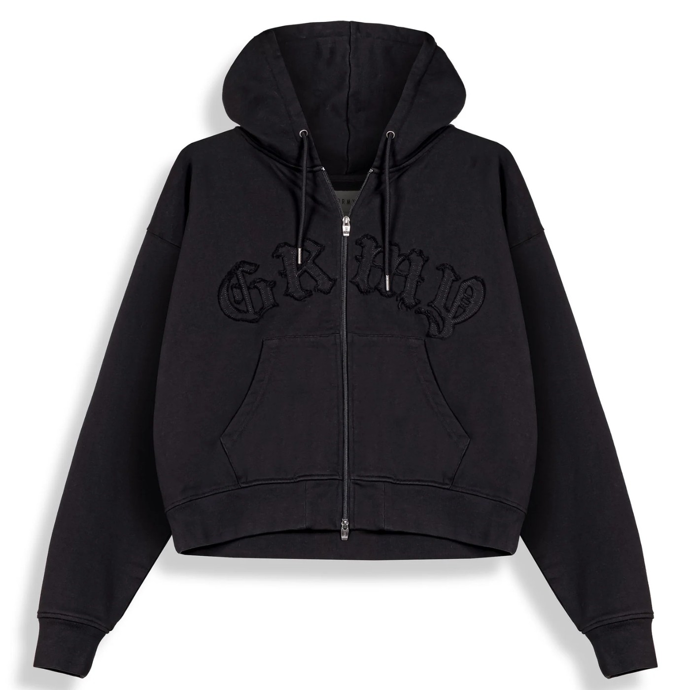 Sudadera ajustada con cremallera Grimey Rise Above Fitted Zipper Hoodie Black GFZH673-BLK Sudaderas Grimey