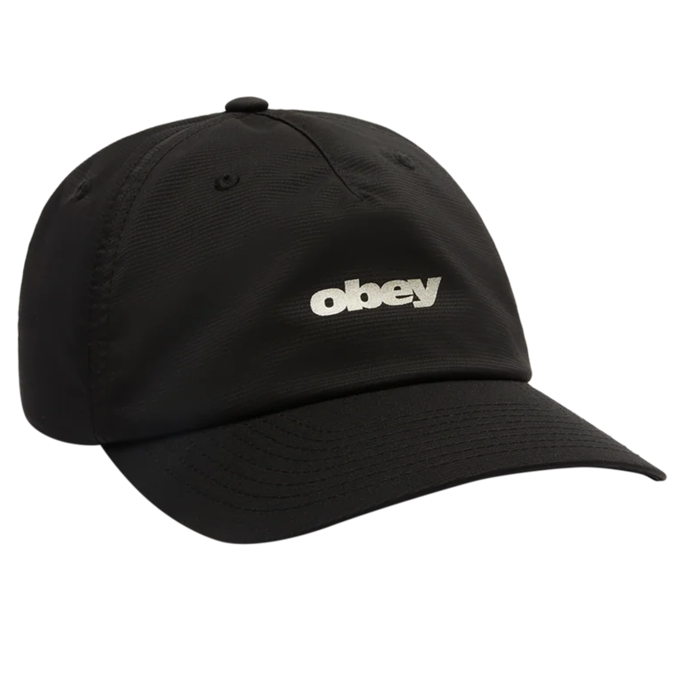 Gorra Obey Stride 5 Panel Strapback Black 100490152-BLK Gorras Obey 