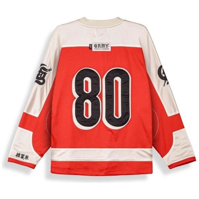 copy of Camiseta de hockey Grimey Odd Cutlass Camo Hockey Jersey Black Camo GHJ821-FW26RED Camisetas Grimey