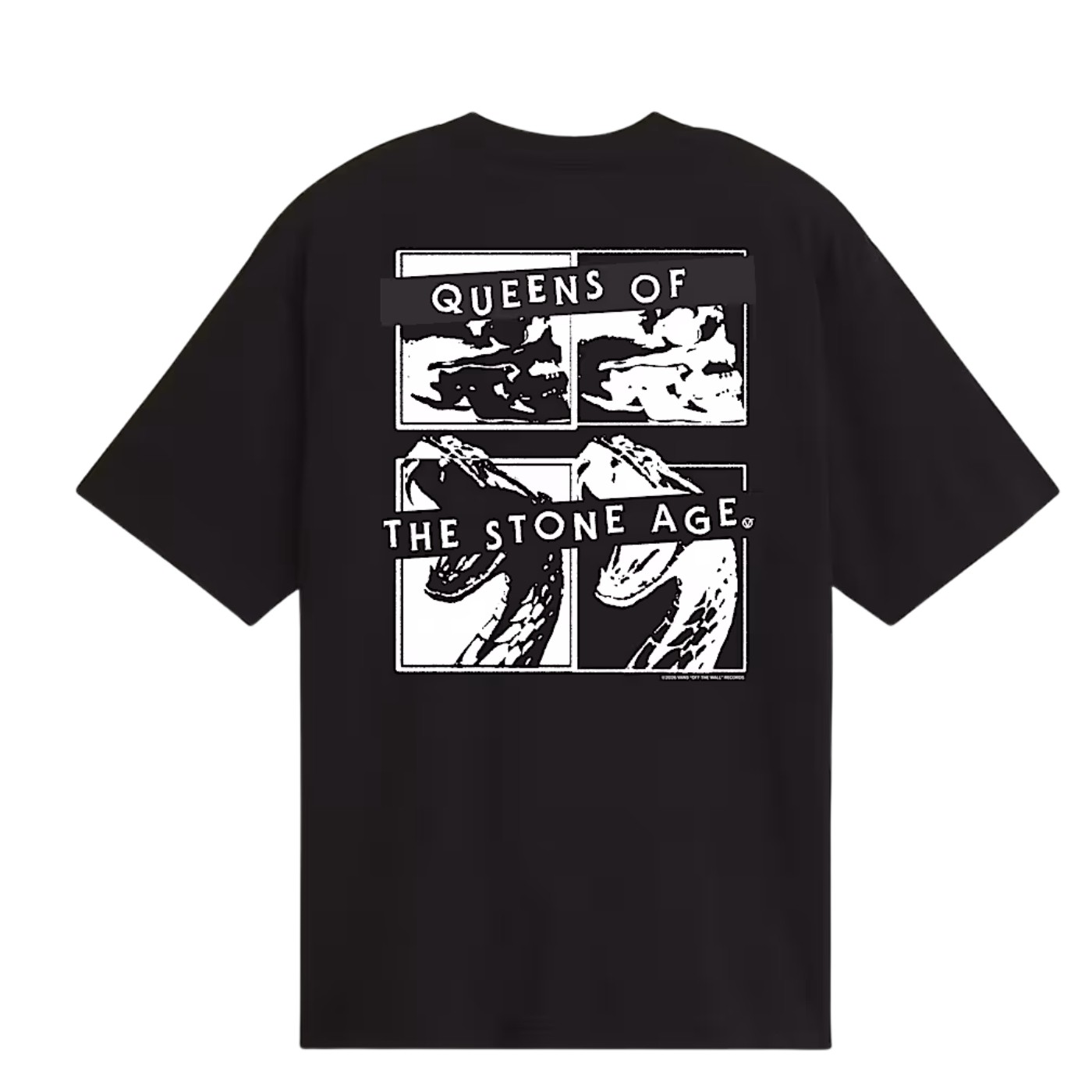 Camiseta Vans Queens Of The Stone Age Ouroboros Ss Tee Black VN00134WBLK1 Tshirts Vans