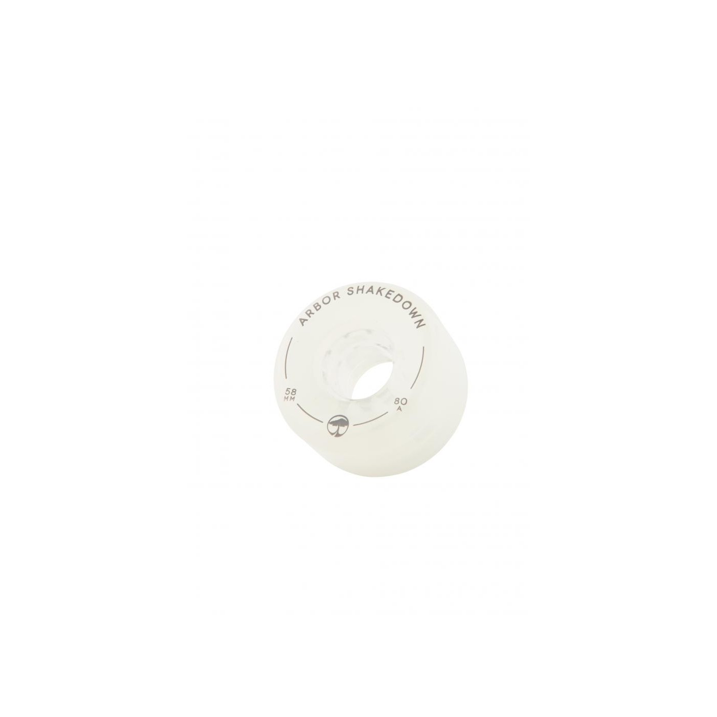 Ruedas Arbor Cruiser Shakedown Wheel Shakedown 80a Ghost White 58mm ABR-SKW-0029 Ruedas Longboard Arbor